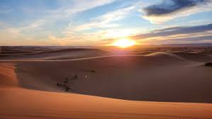 Erg Chebbi dunes at sunrise, Merzouga — the Moroccan Sahara that connected civilisations across twelve centuries of history